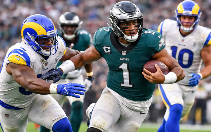 los angeles rams vs philadelphia eagles match player stats