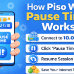 piso wifi pause time