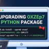 upgrade oxzep7 python